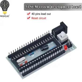 NEW51 série microcontrolador do sistema pequeno conselho de desenvolvimento da aprendizagem do conselho experimento de placa de porta de e/S tem sido externos WAVGAT