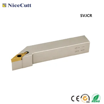 Nicecutt Ferramentas de Torno CNC, Máquina de SVJCR/L 1212/1616/2020/2525 Torneamento Externo porta-ferramentas Para VCMT Carboneto de Inserir