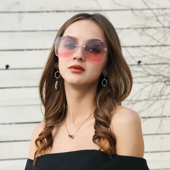 Nova Moda de Óculos de sol das Senhoras Marca de Luxo Retângulo de Óculos de Sol com lentes de sol mujer okulary przeciwsłoneczne de óculos de sol