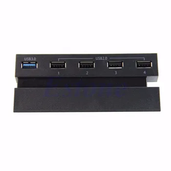 Novo 2019 Para a Sony PlayStation 4 PS4 5 Portas USB 3.0 2.0 Hub de Alta Velocidade Conector do Adaptador 2