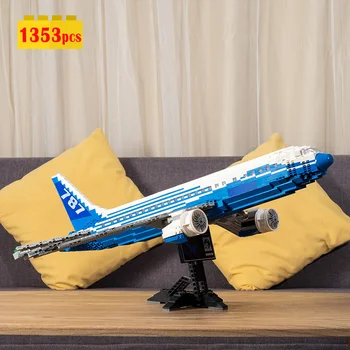 Novo 787-8 Dreamliner Blocos de Construção de Montagem do Modelo Idéia de Aviação Avião Construtor de Tijolo 1353pcs Brinquedo Presentes para Meninos 1