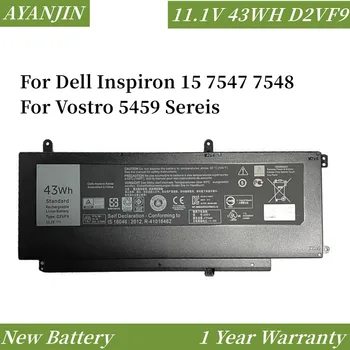 Novo D2VF9 Laptop Bateria Para Dell Inspiron 15 7547 7548 Para Vostro 5459 Sereis 0PXR51 0YGR2V P41F P68G 4P8PH PXR51 11.1 V 43WH