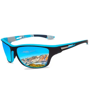 Novo Esporte ao ar livre dos Homens Óculos de sol Polarizados Homens de Condução Tons Vintage de Ciclismo de Óculos de Sol Óculos de Visão Noturna Para os Homens UV400