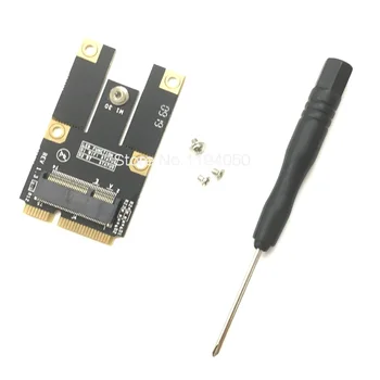 Novo NGFF M. 2 Chave de Um wi-Fi Bluetooth Cartão Mini PCI-E Conversor Adaptador de Intel 7260 7265 8260 8265 9260 9560 AX200