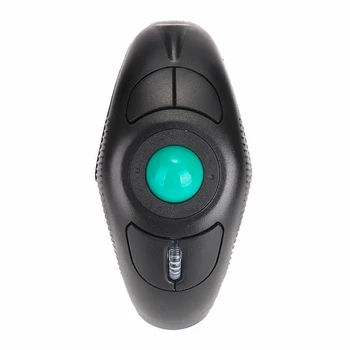 Novo USB sem Fio de Ar do Mouse com o Ponteiro Laser Portátil do PC Dedo de Mão Mouse Trackball Ratos