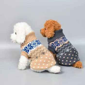 O Inverno Do Cão Camisola De Malha Roupas De Cães De Estimação Gato Malhas De Natal De Cachorro Quente Casaco De Chihuahua Roupas Para Pequena Média Grande Cão