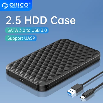 ORICO Unidade de disco Rígido Externa Gabinete SATA para USB 3.1 2.5 Polegadas de Caso para o HDD SSD Gabinete de Caso para 2.5