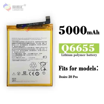 Original 100% Novo 5000mAh Q6655 Bateria Para HTC Desire 20 Pro 21 Pro Telefone Móvel Bateria de Lítio 1