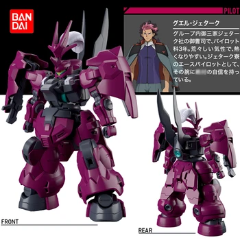 Original Bandai Escala 1/144 HG Dilanza Guel do Mobile Suit Gundam a Bruxa de Mercúrio Modelo de Máquina Figura de Ação Brinquedos 1