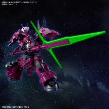 Original Bandai Escala 1/144 HG Dilanza Guel do Mobile Suit Gundam a Bruxa de Mercúrio Modelo de Máquina Figura de Ação Brinquedos 2