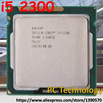 Original do Processador Intel CORE i5-2300 CPU 2.8 GHz i5 2300 6M LGA1155 95W desktop Quad-Core frete Grátis enviaremos para fora dentro de 1 dia