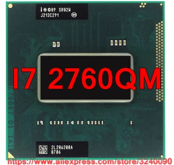 Original lntel Core I7 2760QM SR02W CPU (6M Cache/2.4 GHz-3,5 GHz/processador Quad-Core) i7-2760qm Laptop processador frete grátis 