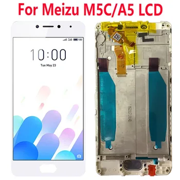Original Para Meizu M5C LCD meizu m710h Substituição da exposição do LCD+ Touch Screen Digitizer Para o meizu A5 5C LCD Frete Grátis