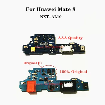 Original Porta USB de Carregamento Doca MIC, cabo do cabo flexível Para Huawei Mate8 Companheiro de 8 NXT-AL10 Carga Rápida Plug do Carregador Com Microfone da Placa 1