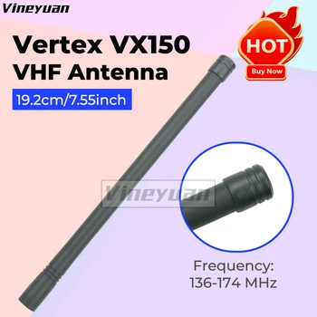 Padrão Stubby de Alto Ganho Cobre principais VHF 136-174MHz Antena para Rádios Vertex VX-160 VX-180 VX-VX 231-350 Walkie Talkie 1