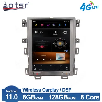 Para Ford Edge 2007 - 2014 Tesla Android 11 Qualcomm auto-Rádio de Navegação GPS DSP CarPlay 2 Din Central Multimeidia Player