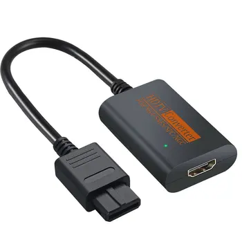 Para NGC/SNES/N64 Para compatíveis com HDMI, Conversor Adaptador Para Nintend 64 Para GameCube Plug And Play Cheio de Cabo Digital 1