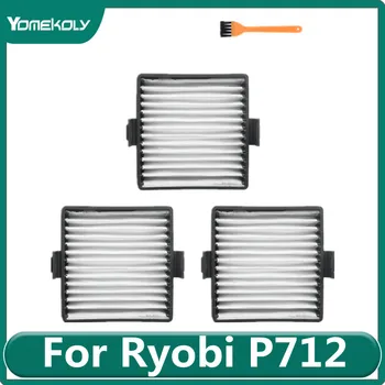 para Ryobi P712 P713 P714K Aspirador de pó com Filtro HEPA Profissional de Substituição, Acessórios Peças Duráveis 1