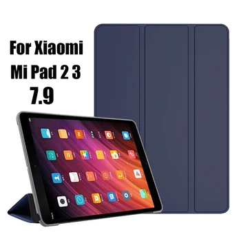 Para Xiaomi Mi Pad 2 3 7.9 polegadas Smart Case Tablet Capa de Couro PU Mi Pad2 Pad3 Manga 7.9