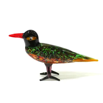 Personalizado Novo Design Feito À Mão De Vidro De Murano De Aves Figuras Coloridas Bonito Em Miniatura Animal Artesanato Enfeites Para A Casa, Decoração De Mesa