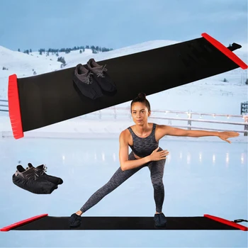 Portátil Deslizante Placa de Multi-propósito para Casa Acessórios de Fitness Equilíbrio Músculo da Perna Treinador De Hóquei no Gelo Patinagem de Formação