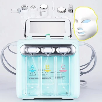 Profissional Portátil Home 7 em 1 pequena bolha de água portátil de oxigênio jet peel sistema de Limpeza Facial Máquina 1