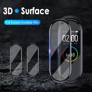 Protetor de tela Para o Xiaomi Mi Banda 5 Inteligente Pulseira resistente Filme não-Vidro temperado Para Mi Banda 5 Filme