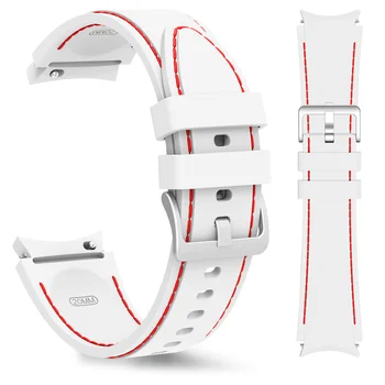 Pulseira de Silicone para Samsung Galaxy watch 4/5 40mm 44mm 5 Pro esportes, Moda relógio de pulseira para o Galaxy Watch 4 clássico 42mm 46mm 1