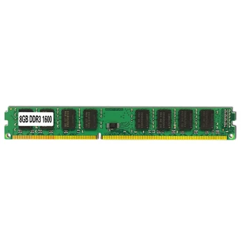 QUENTE-8G DDR3 de Memória RAM 1600Mhz PC3-12800 DIMM 240 Pinos área de Trabalho Módulo de Memória Pequeno Tabuleiro de duas Faces 16 De Partículas