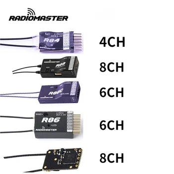 Radiomaster Multi-Protocolo Receptor R81 R84 R86 R86C R88 4CH 6CH Receptor 8CH SBUS RSSI para FRSKY D8 D16 TX16S SE RC FPV Drones 1