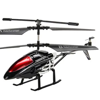 RCtown Helicóptero 3.5 CH Rádio Controle Com DIODO emissor de Luz do Helicóptero de Rc Crianças Presente Inquebrável Voando Brinquedos Modelo 2