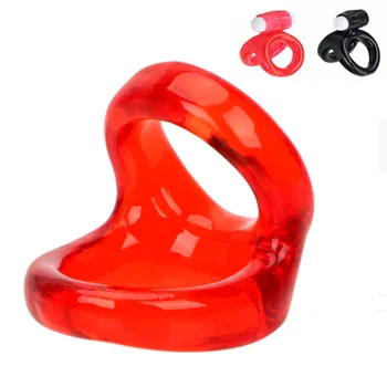 Reutilizáveis Pênis Masculino Anéis de Castidade Luva de Silicone Macio, Anel da torneira da Ampliação do Pénis retardar a Ejaculação Jogo Adulto Brinquedo do Sexo para Homens