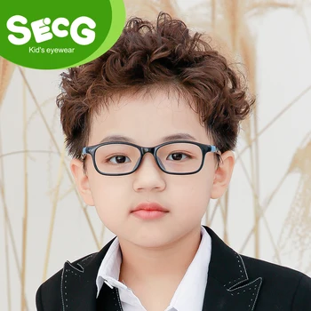SECG Óptico Crianças Óculos de meio Ambiente de Sílica Gel Armação de Óculos Para Crianças Unisex Crianças de Óculos Óculos 2021