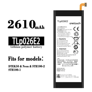 TLP026E2 Original de Substituição da Bateria Para BlackBerry DTEK50 Neon STH100-1-2 de Alta Qualidade Celular Telefone de Lítio Baterias mais Recente 1