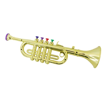 Trombeta De Brinquedo Com 3 Teclas Coloridas Instrumento Musical Presente Para Crianças