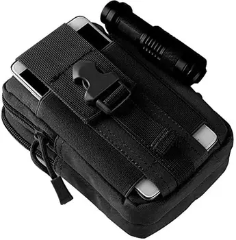 Tática Molle EDC Bolsa Compacta 1000D Multifunção Utilitário Gadget Cinto Saco da Cintura com o Telefone Celular, Estojo 2