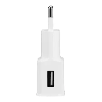 UE plug 5V USB Duplo Universal Carregadores de telemóveis de Viagens Carregador de Energia Plugue de Adaptador de Carregador para iPhone como para Android 2