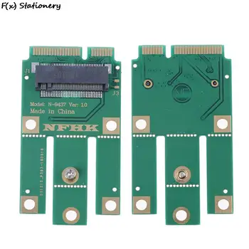 Um+Chave E Uma Chave de M. 2 NGFF Módulo sem Fio Para PCIE MINI Adaptador M. 2 NGFF Chave de Um Mini PCI E PCI Express Conversor Adaptador Para Intel 2