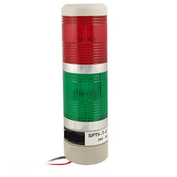 Vermelho, Verde, R/G Industriais Pilha de Lâmpada de sinalização da Torre de Luz de Alarme Blub DC 24V Industrial Sinal de Luz