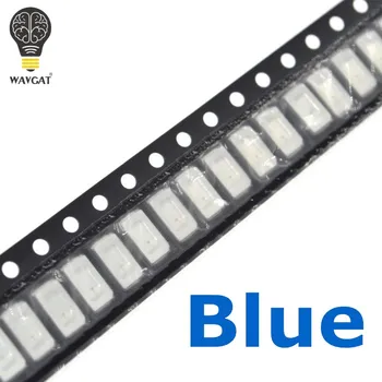 WAVGAT 100PCS 5730 5630 SMD Azul do Diodo Emissor de Luz de SMD 5730 azul Led Montagem em Superfície 460-470NM 3.0-3.6 V Ultra Birght Led
